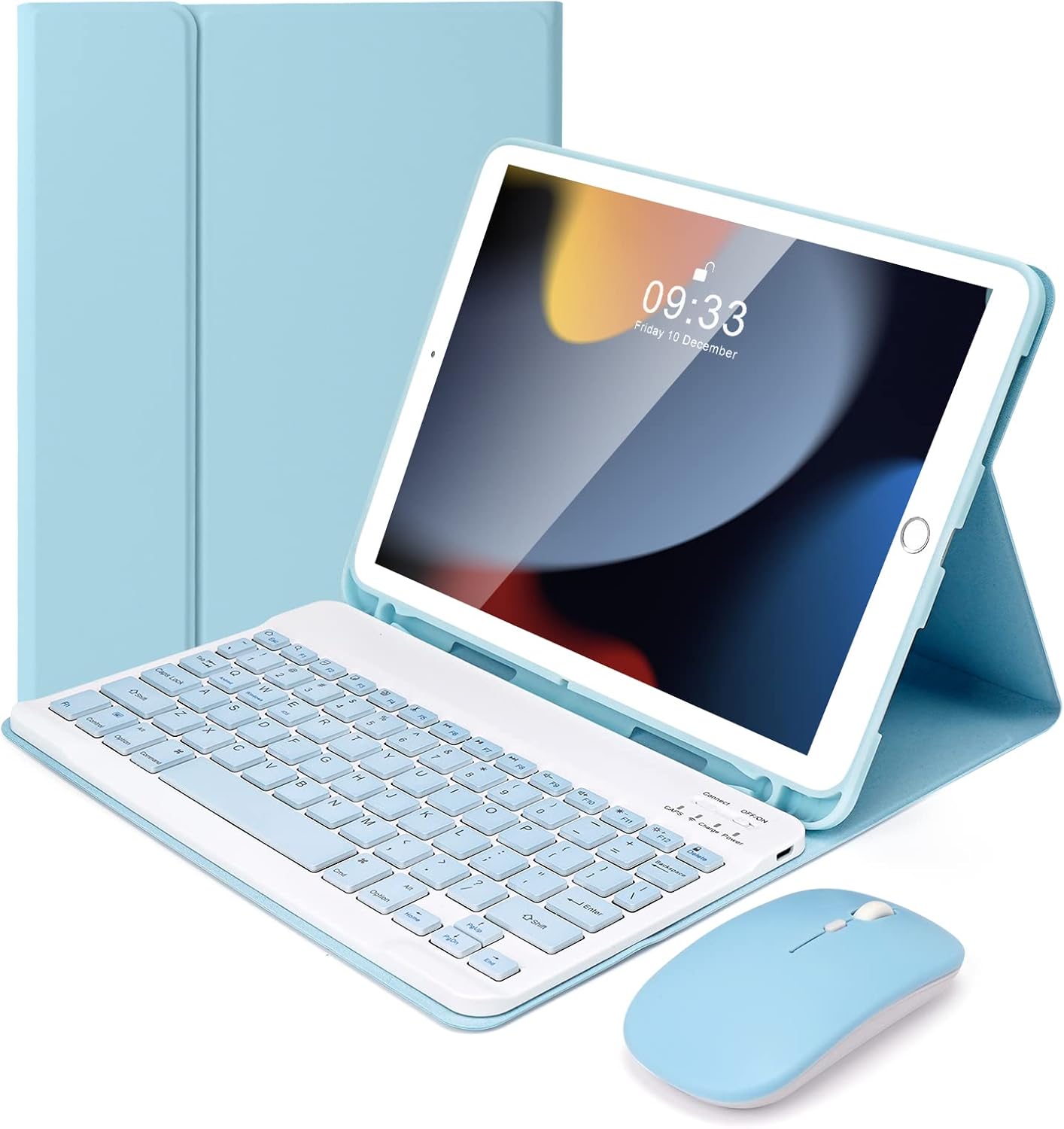 Lively Life Bluetooth Keyboard Case, Special Keyboard Case with Mouse for iPad 1...