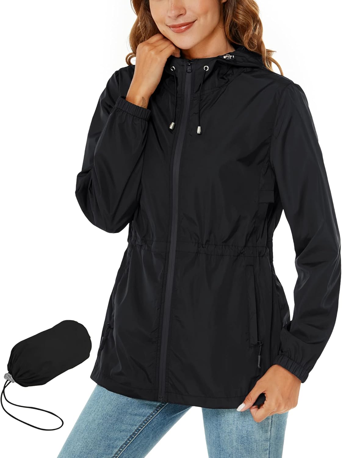 Rapbin Raincoat for Women, Special Waterproof Jacket Lightweight, Innovative Rai...