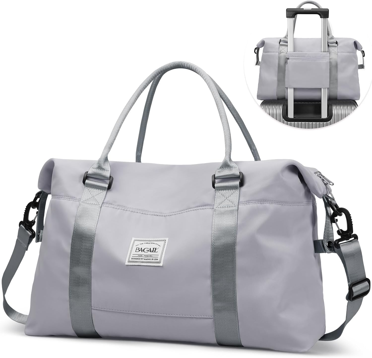 BAGAIL Travel Duffel Bag, Weekender Bags for Women, Overnight Gym Carry On Tote...