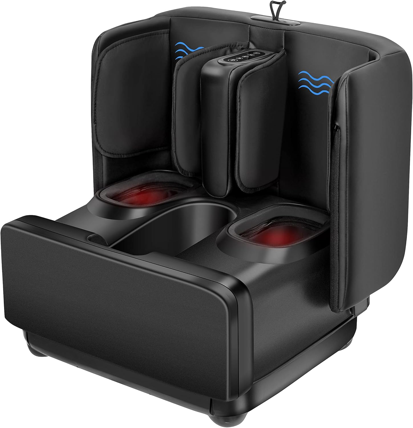 COMFIER 2 in 1 Foot Massager Machine & Ottoman Rest,Shiatsu Foot and Calf Massag...