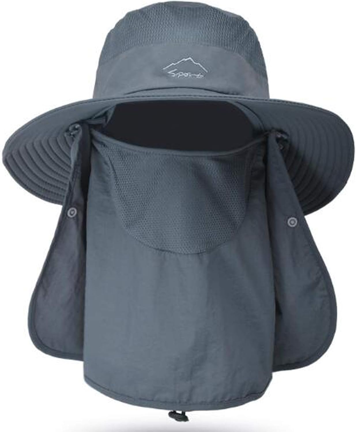Fishing Hat for Men & Women, Outdoor UV Sun Protection Wide Brim Hat with Face C...