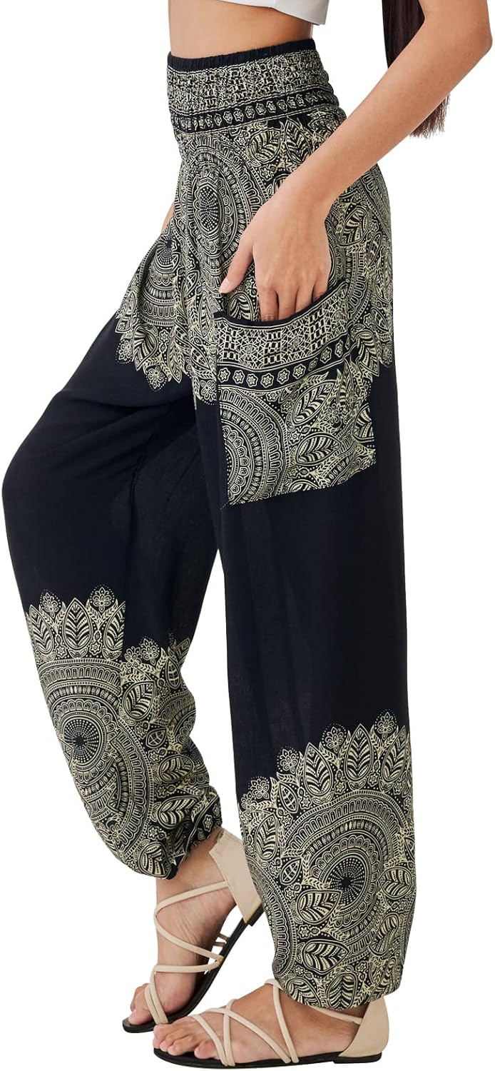 Joob Joob Boho Pants for Women - Hippie Harem Pants Women - Womens Yoga Pants –...