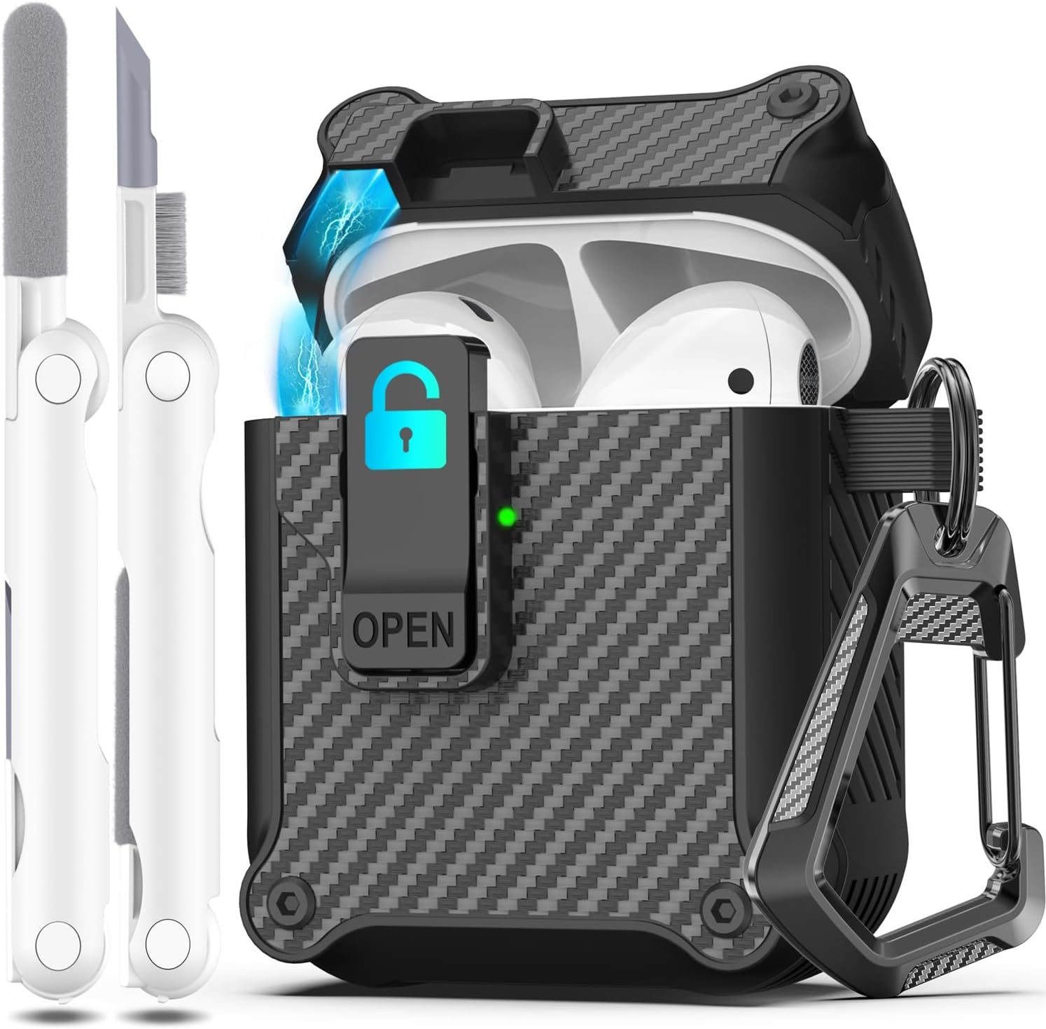 R-fun Compatible AirPods Case, Special Charging Case Cover for 2nd Generation 20...
