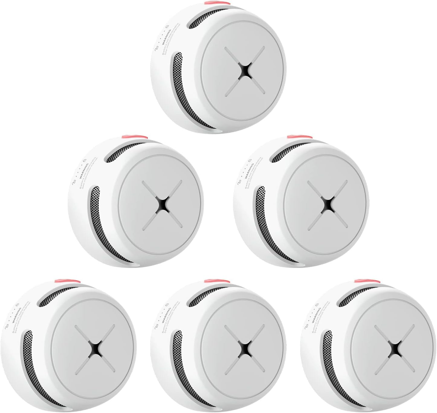 AEGISLINK Smoke Detector 10-Year Battery with Test/Silence Button, Fire Alarm wi...