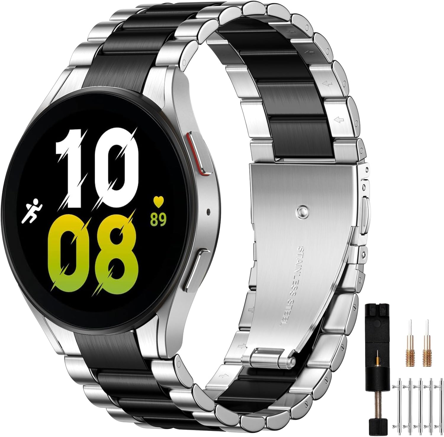 Mastten No Gap Compatible with Samsung Galaxy Watch 6 Classic Strap 47mm 43mm /...