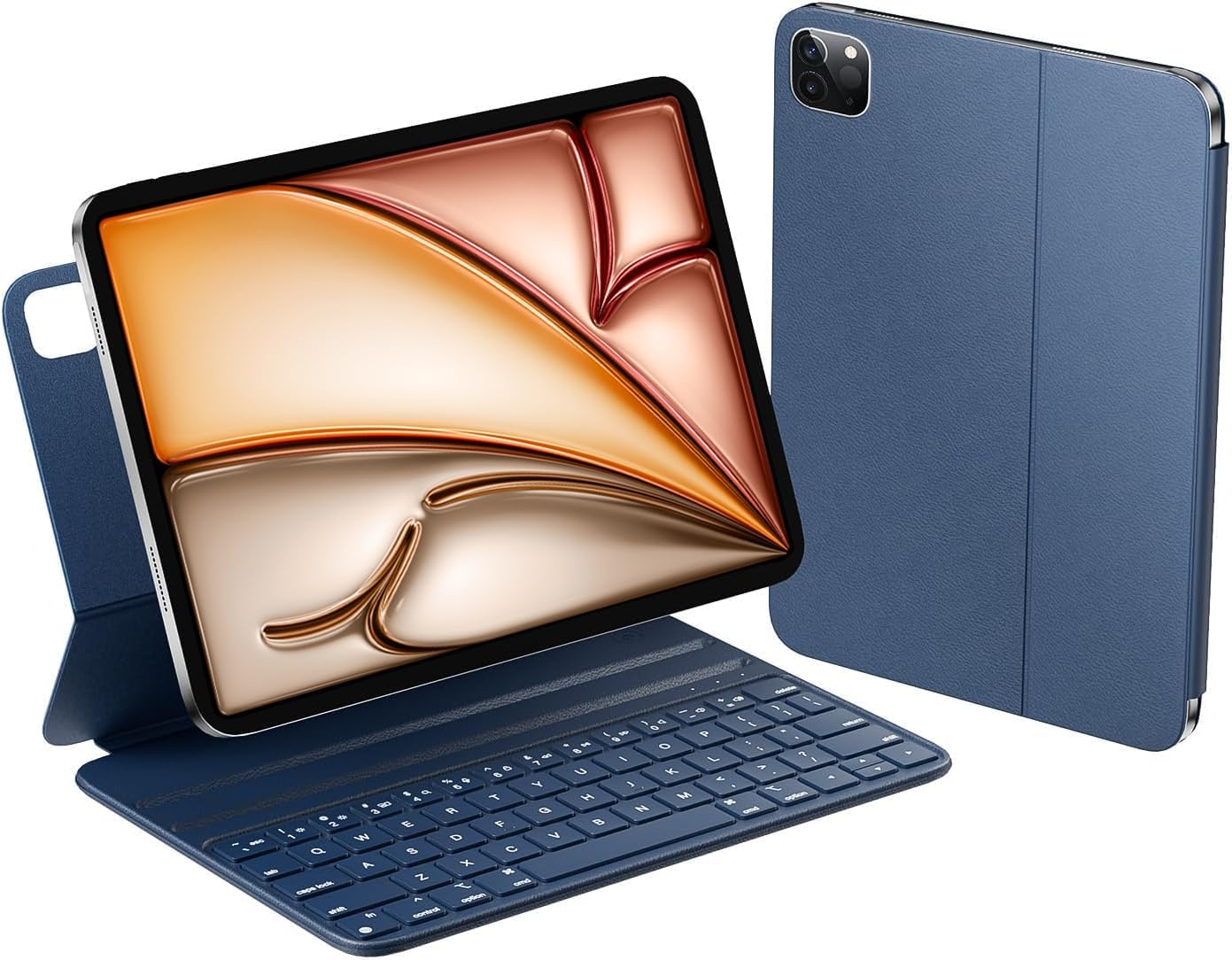 HOU Keyboard Case for iPad Air 11 inch 2024 (M2), iPad Pro 11 Inch, Lightweight,...