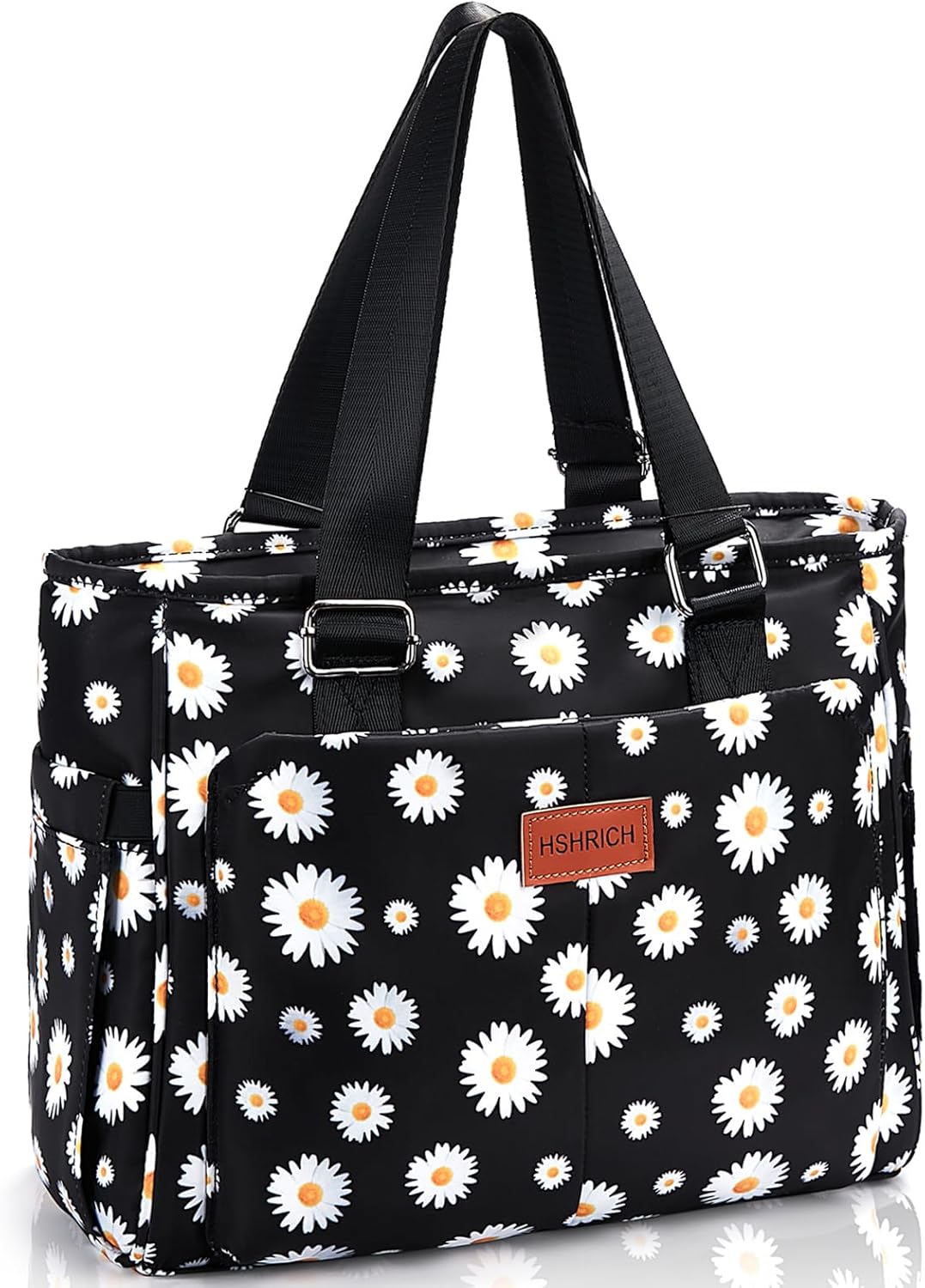 Large Floral Insulated Handbag, Special 12L Leakproof Lunch Cooler Tote for Wome...
