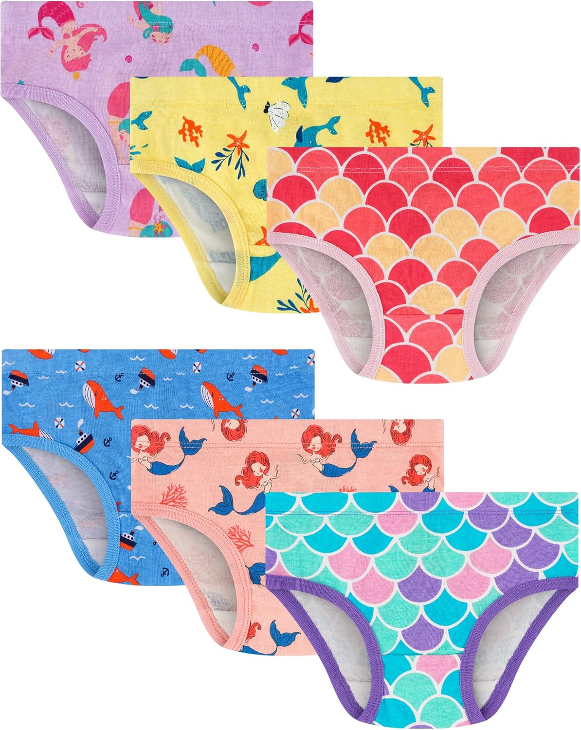 100% Cotton Girls Underwear, Special Tagless Comfort Toddler Panties, Affordable...