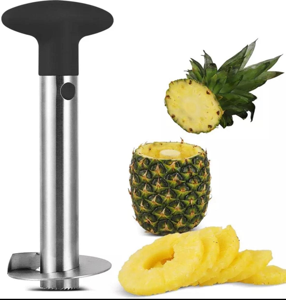 Pineapple Slicer and Corer Remover Tool,Stainless Steel Pineapple Slicer, Upgrad...