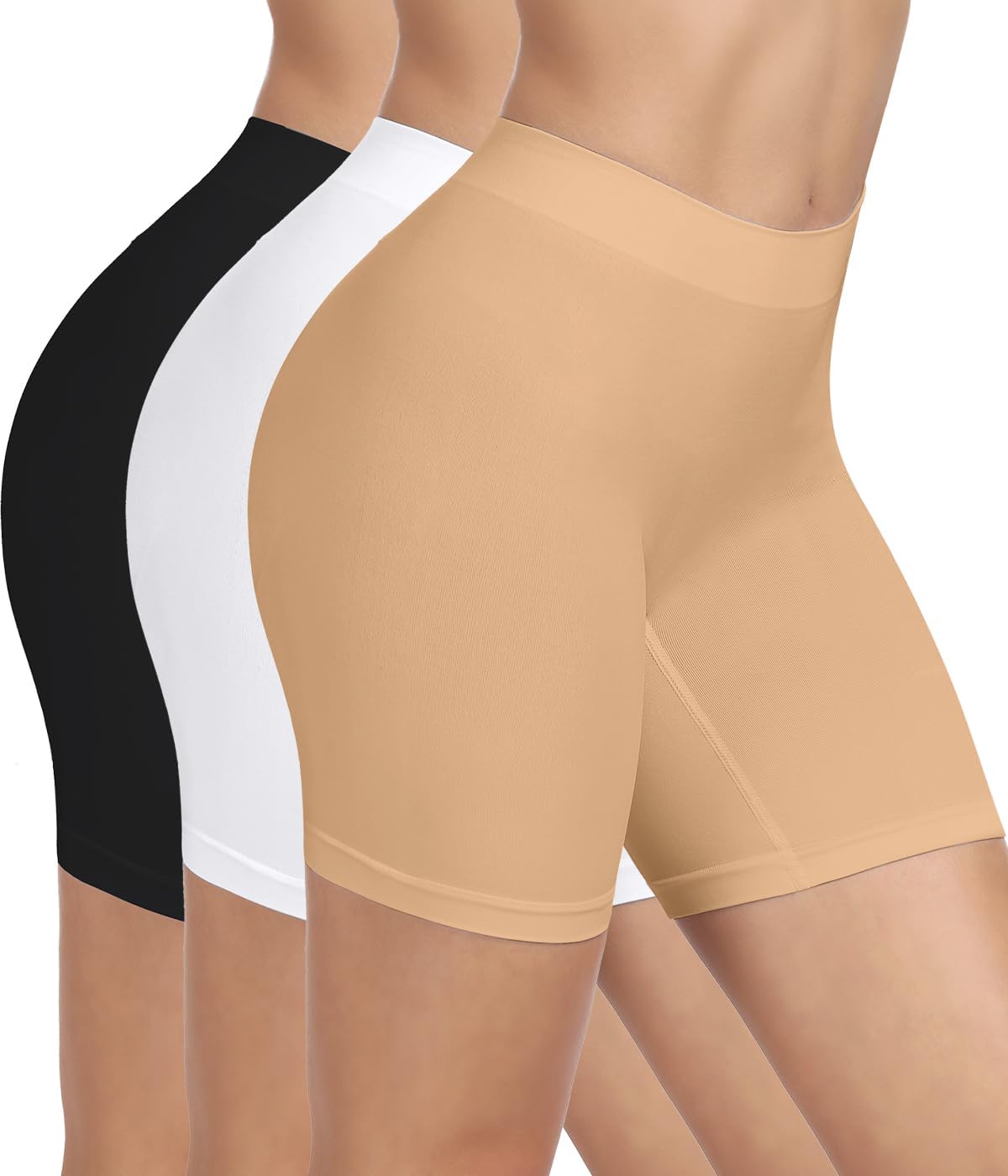 BESTENA Slip Shorts Seamless Smooth Workout Yoga Bike Shorts for Women Under Dre...
