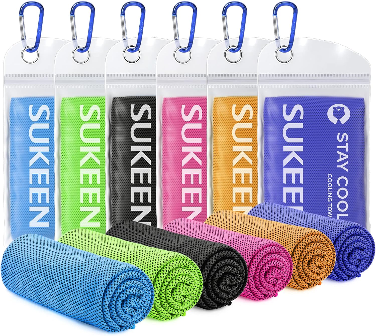 Sukeen Cooling Towels, Special Neck and Face Towels for Cool Sweat, Innovative L...