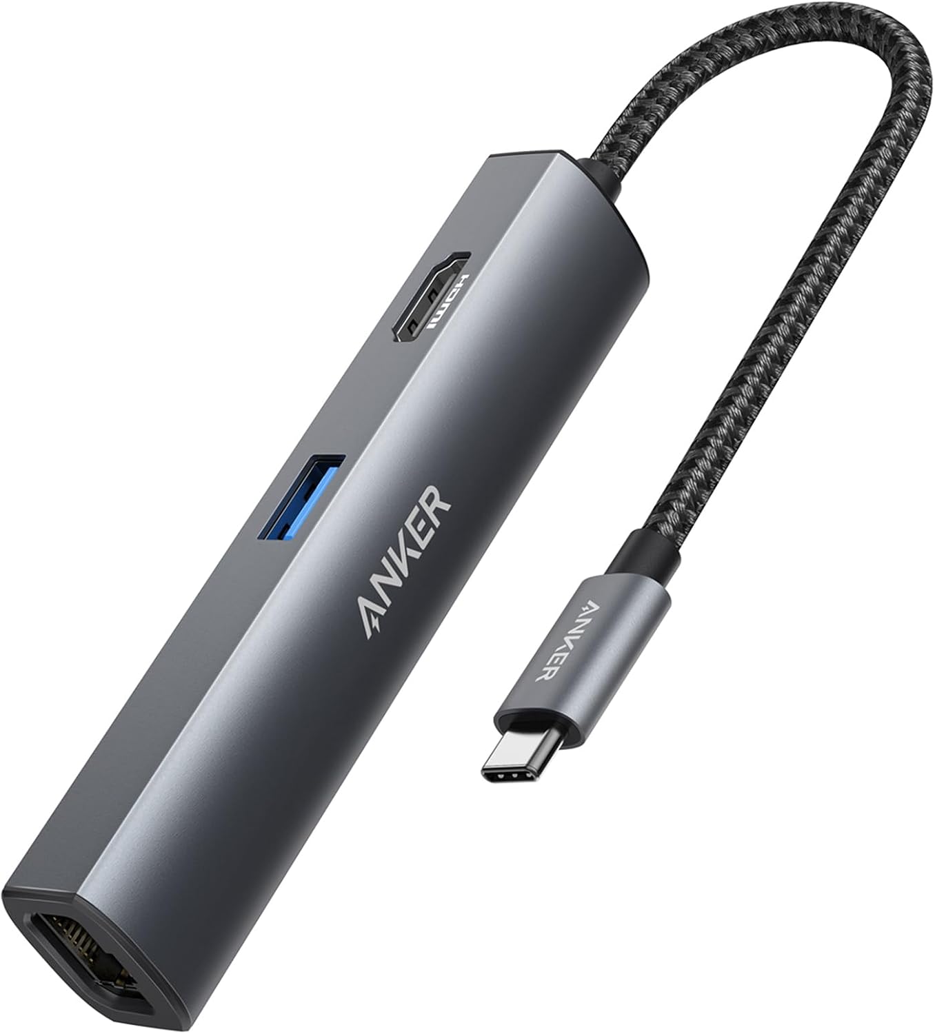 Anker USB C Hub Adapter, 5-in-1 USB C Adapter with...