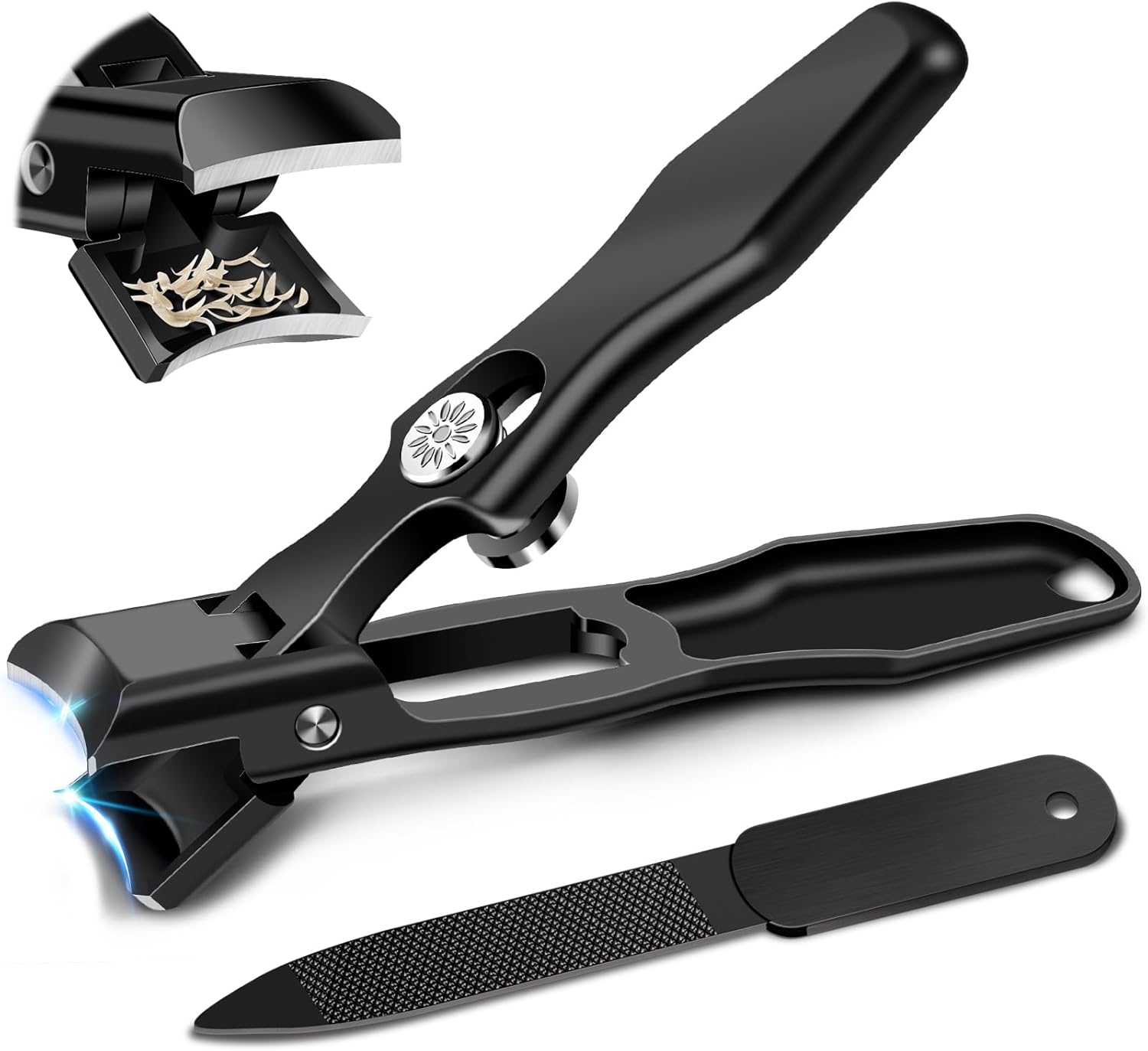 2024 Upgrade Nail Clippers for Thick Nails - DRMODE Wide Jaw Opening Nail Clippe...