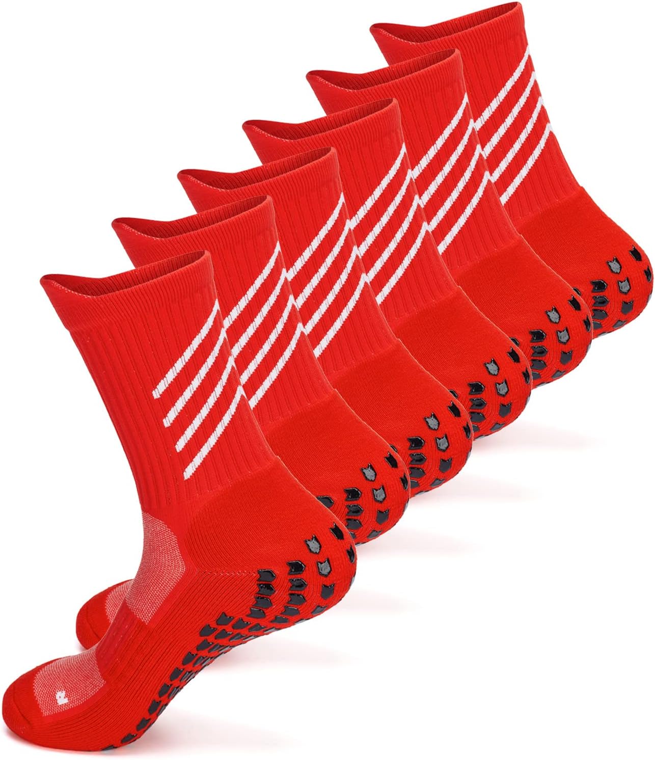 Gogogoal Anti-slip Football Athletic Socks for Men Women Cushioned Grip Soccer S...