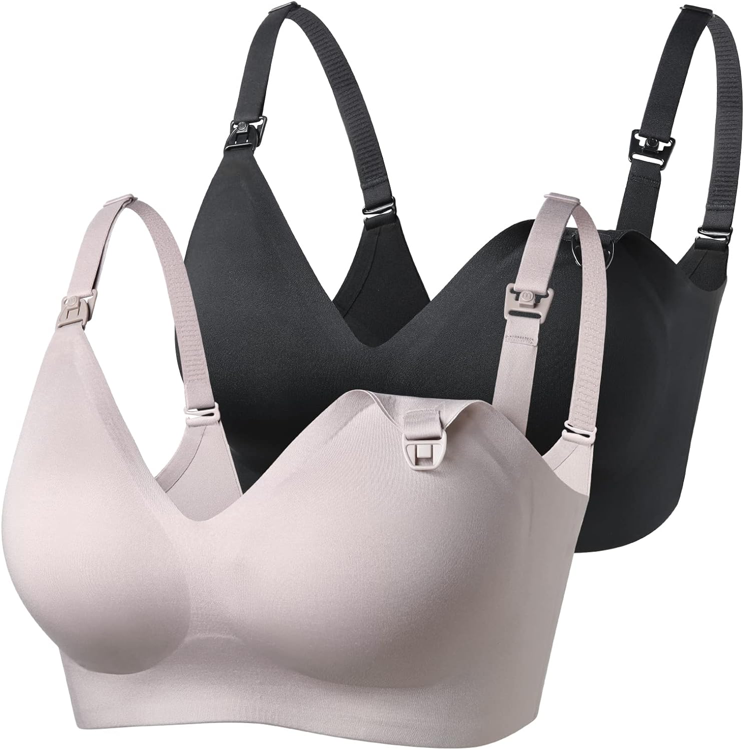 Momcozy Nursing Bras, Special Ultra Comfort Maternity Bra for Breastfeeding, Inn...