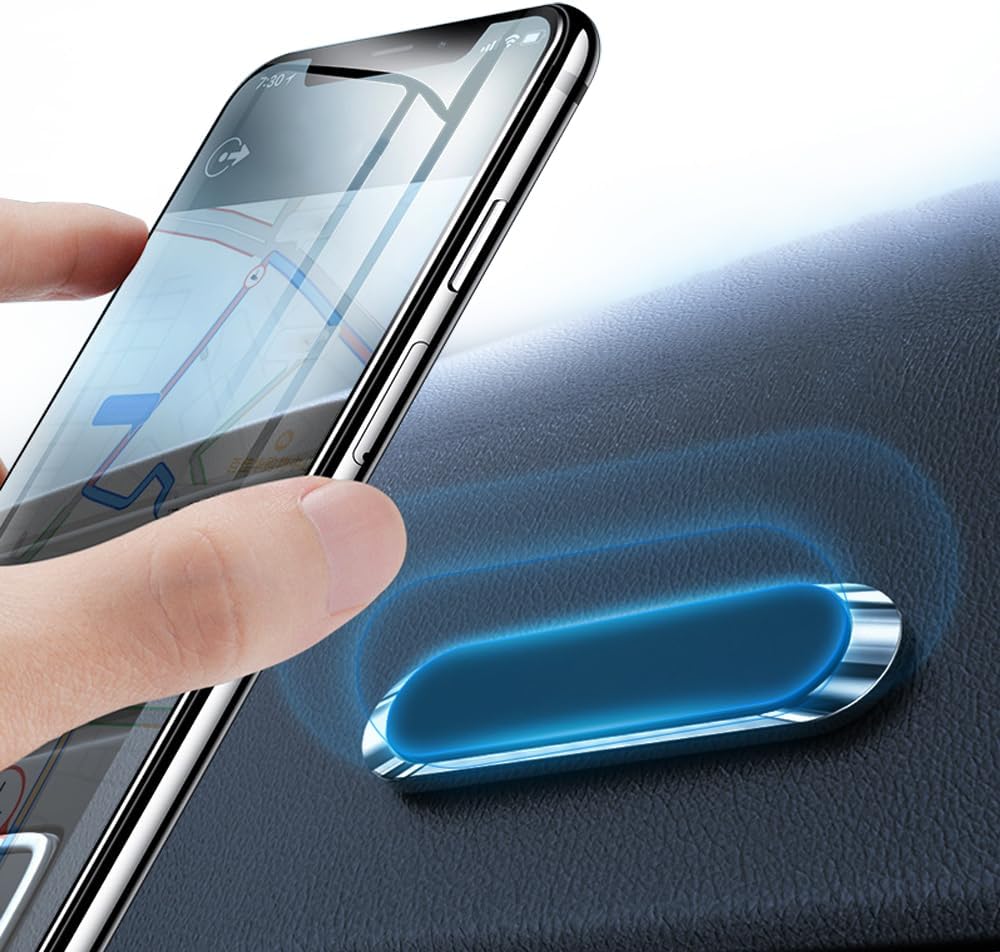 JYWYBF 2PCS Magnetic Car Phone Holder with Metal Plates, Phone Car Mount, Univer...