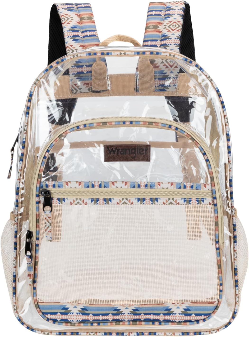 Wrangler Clear Water Resistant Backpack for Girls - Durable Plastic See Thru Bag...