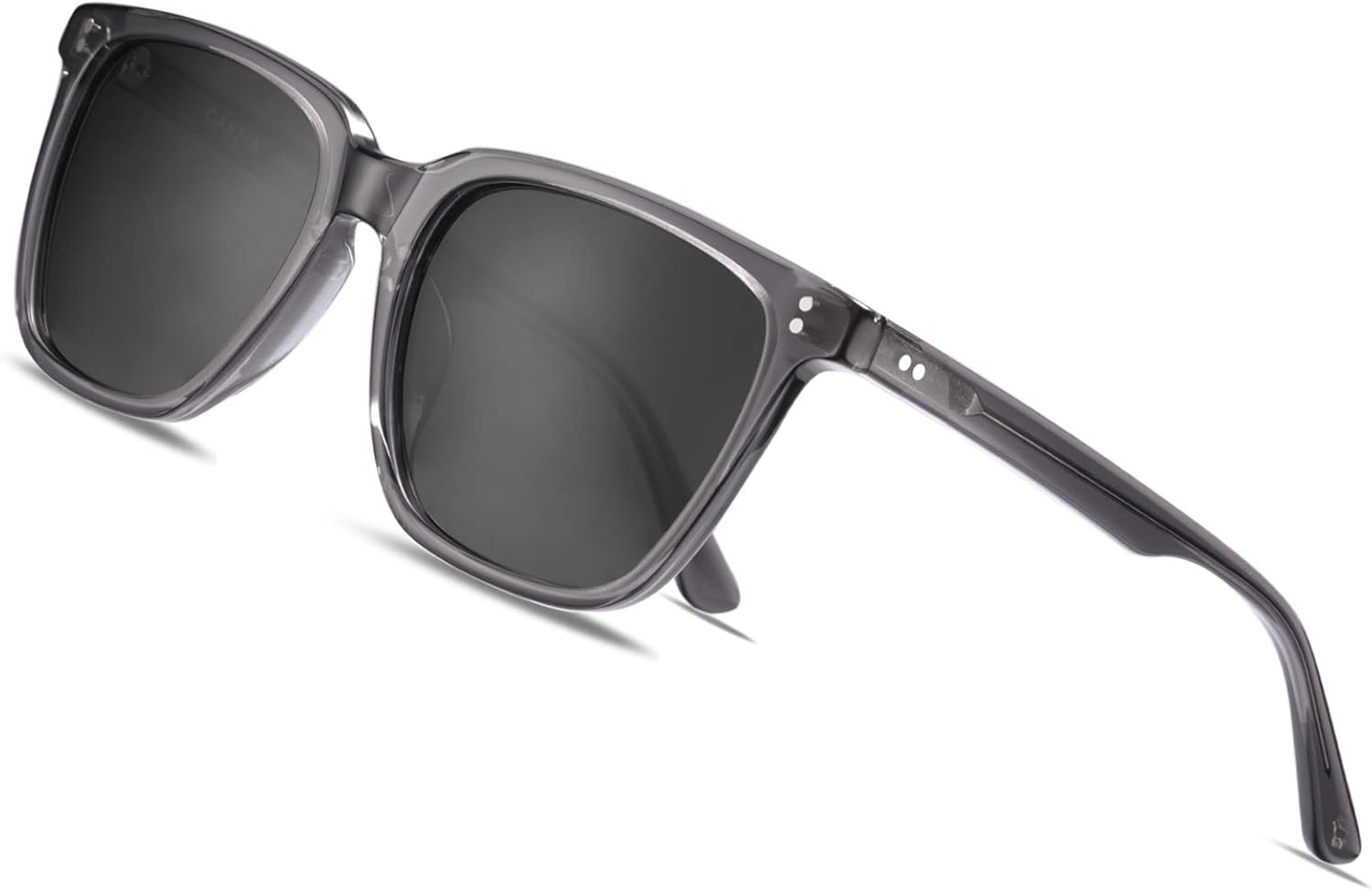 CARFIA Retro Square Mens Sunglasses Polarised Eyewear 100% UV Protection for Dri...