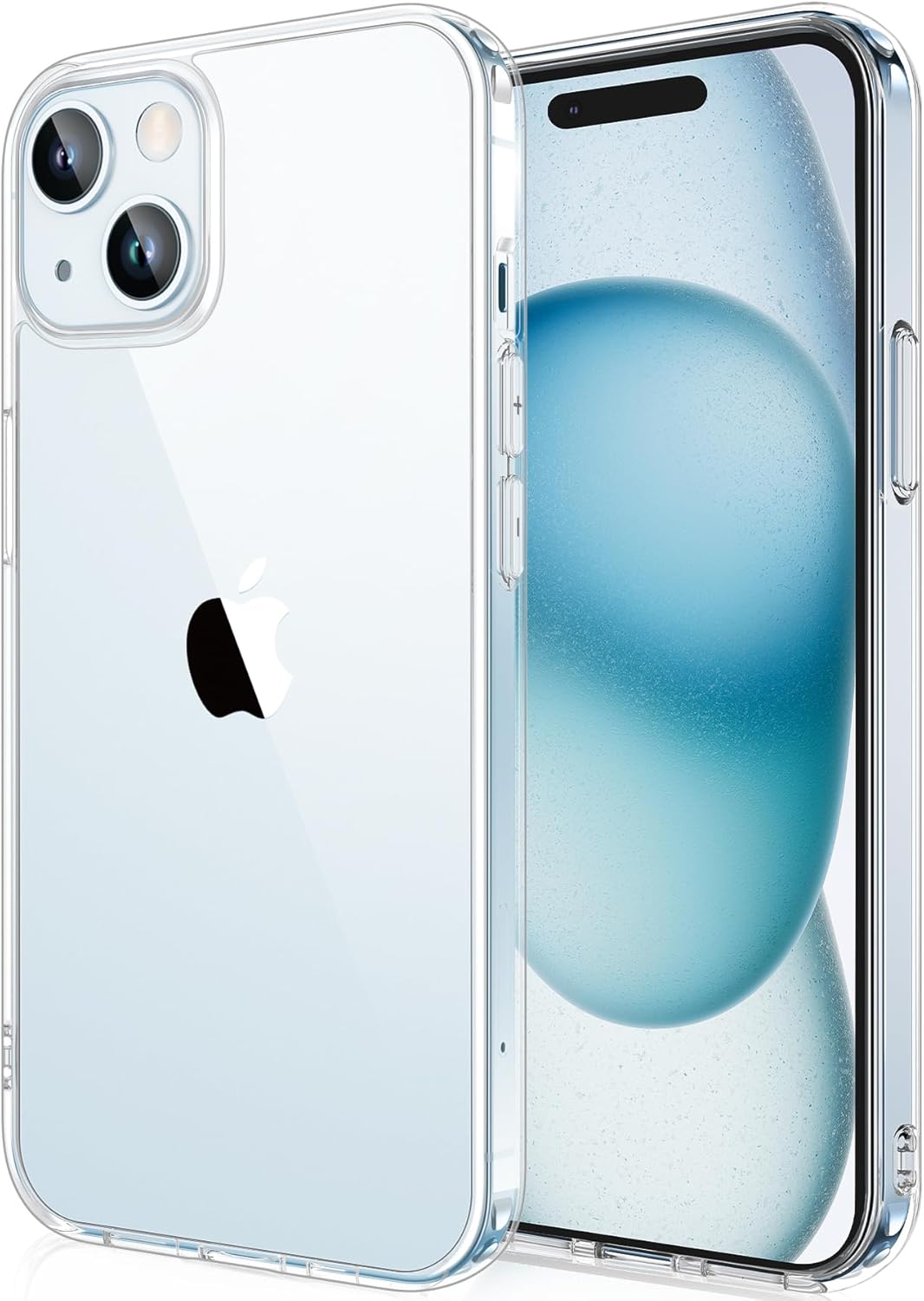 GeeEase iPhone 15 Case - Crystal Clear & Anti-Yellowing - Mil-Grade Shockproof P...