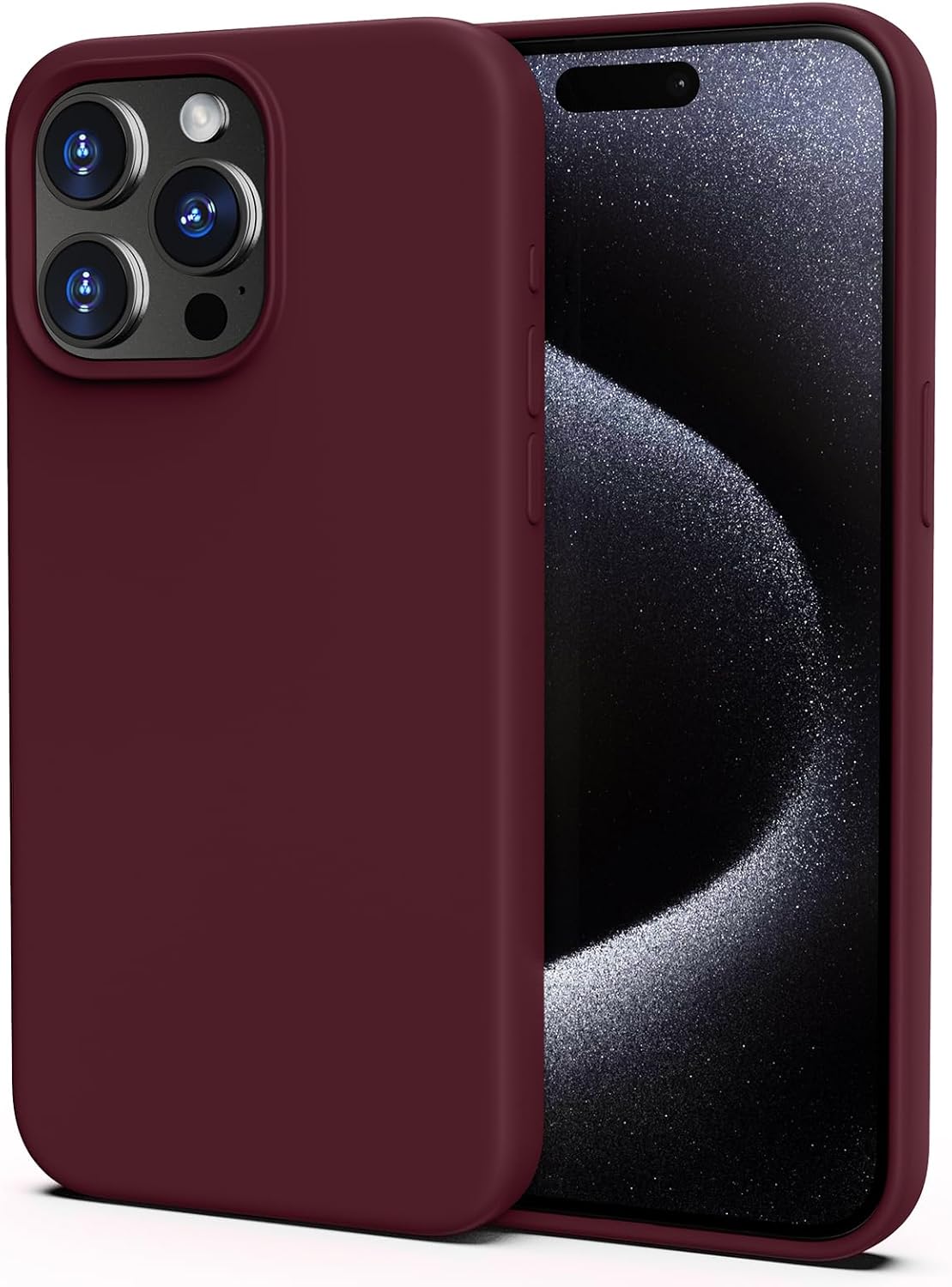 TIIXXA Silicone Case for iPhone 15 Pro Max Case,Soft Ultra Slim Protective Shock...