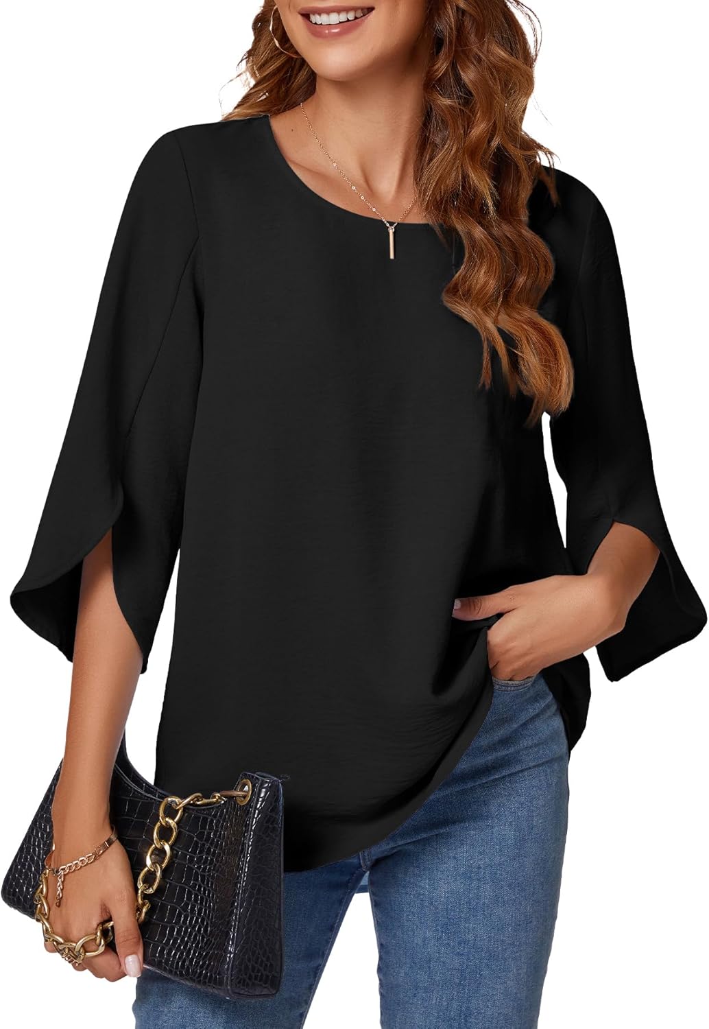 KUOTAI Womens Summer Tops, Special Dressy Casual Shirts for Work, Innovative Blo...