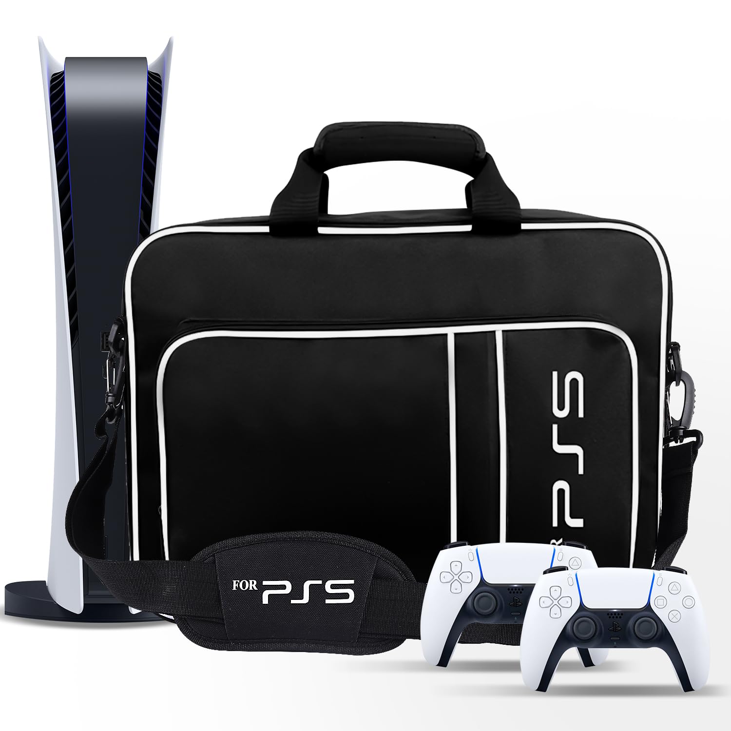 CONGDAREN Carrying Case for PS5 Travel Case for PS5 Protective Case Bag Suitable...