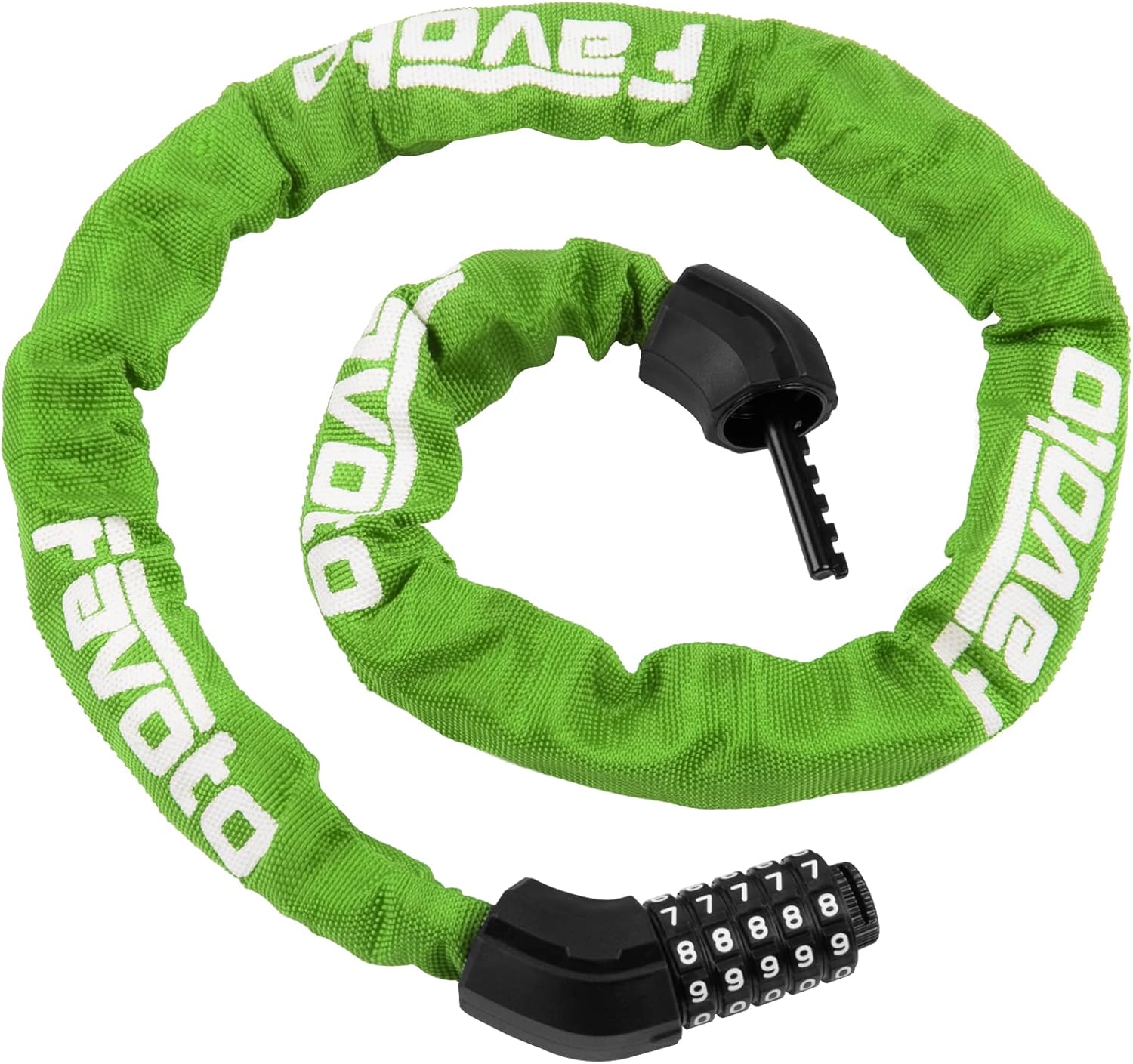 Favoto Bike Lock Bicycle Chain Lock 5-Digits Codes Combination Heavy Duty 114cm...