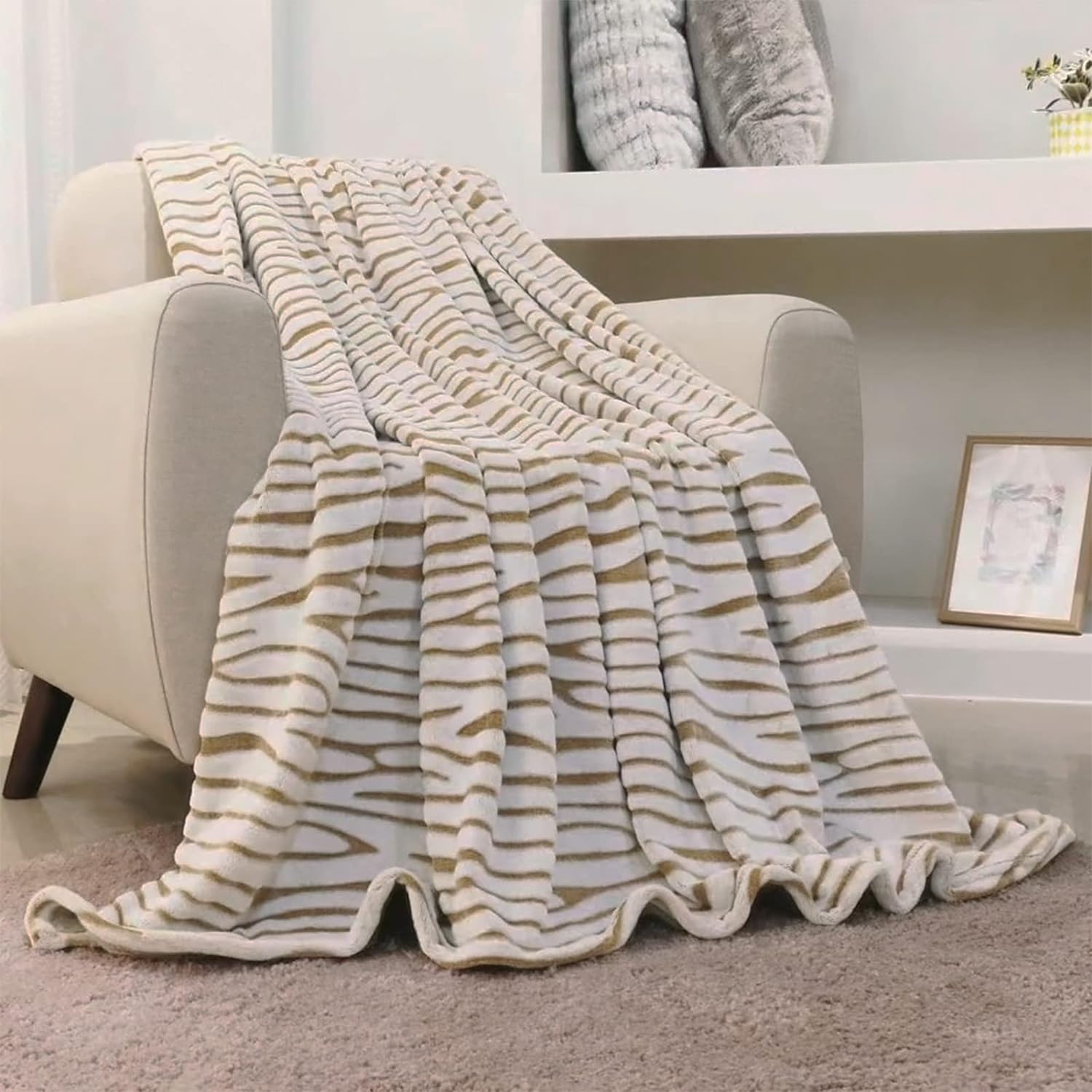 FY FIBER HOUSE Blanket, Special Flannel Fleece Throw Blanket, Cozy Plush Microfi...