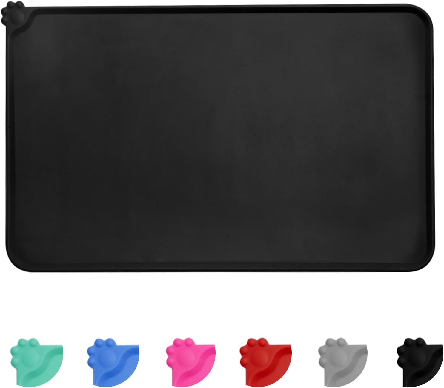 MOACC Dog Food Mat, Silicone Pet Feeding Mat, Non Slip & Waterproof Bowl Mat for...