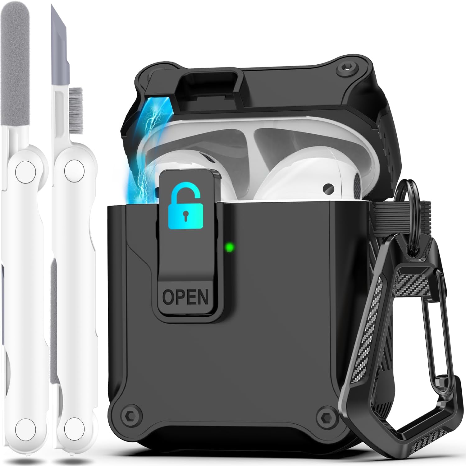 R-fun Compatible AirPods Case, Special Charging Case Cover for AirPods 2nd Gener...