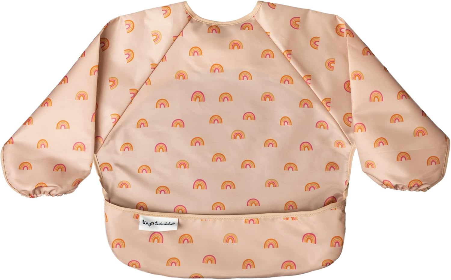 Tiny Twinkle Mess Proof Baby Bib, Full Sleeve Bib Outfit, Waterproof Bib for Tod...