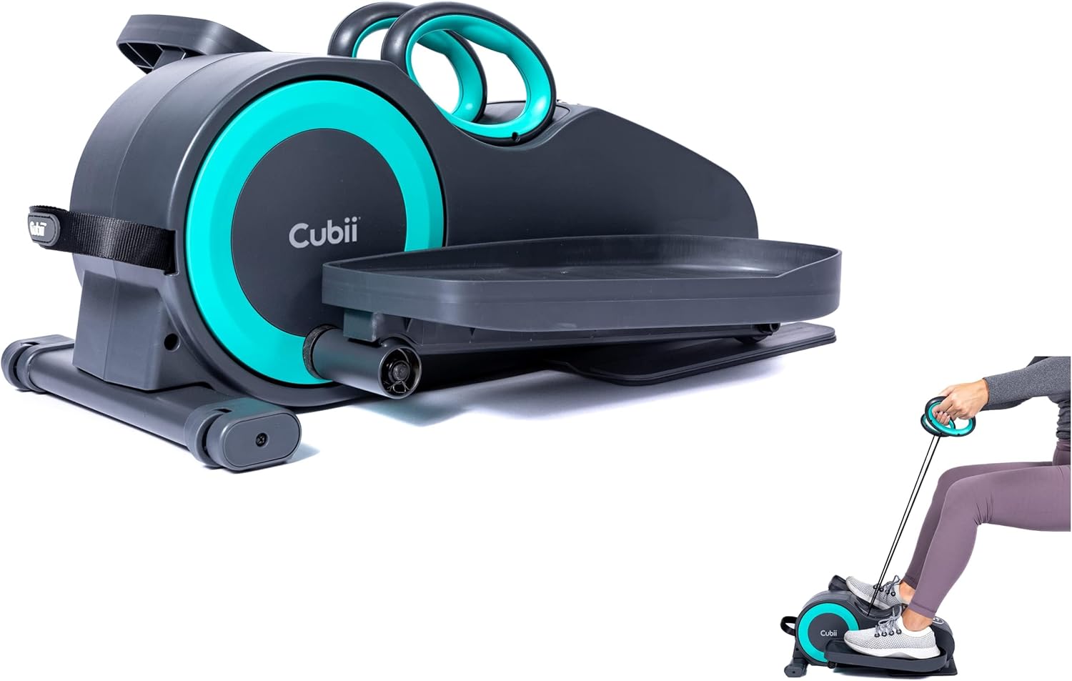 Cubii Total Body - Under Desk Seated Elliptical Pedal Exerciser with Built in Up...