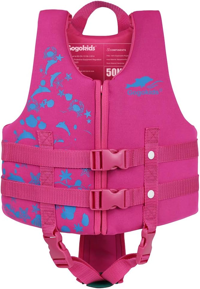 Gogokids Kids Swim Vest, Special Float Jacket for Boys and Girls, High-Quality F...