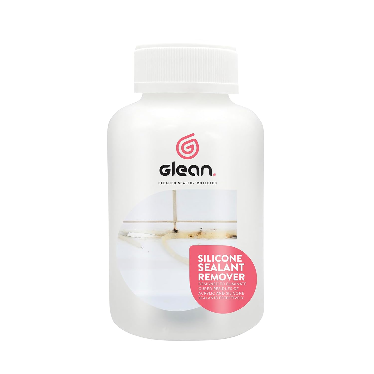 GLEAN Silicone Sealant Remover | 250ml | REMOVES SILICONE & ACRYLIC | Ideal Seal...