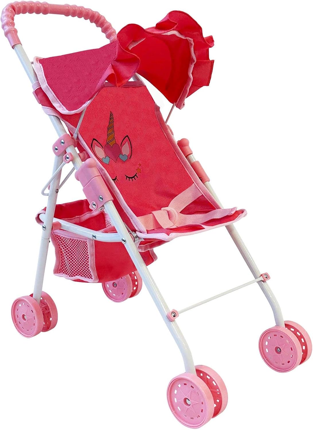 My First Baby Doll Stroller for Toddlers 3 Year Old Girls, Little Kids | Folding...