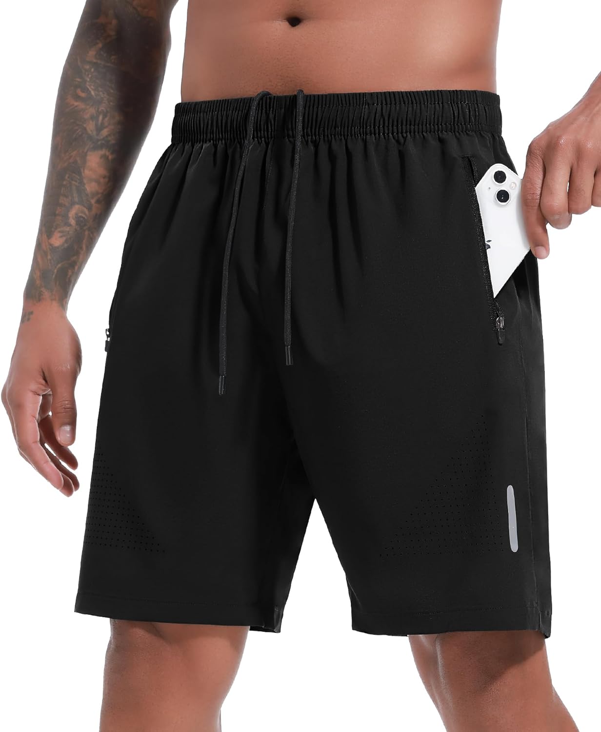SIHOHAN Men's Gym Shorts 7 Inch Sports Shorts Quick Dry Running Shorts Athletic...