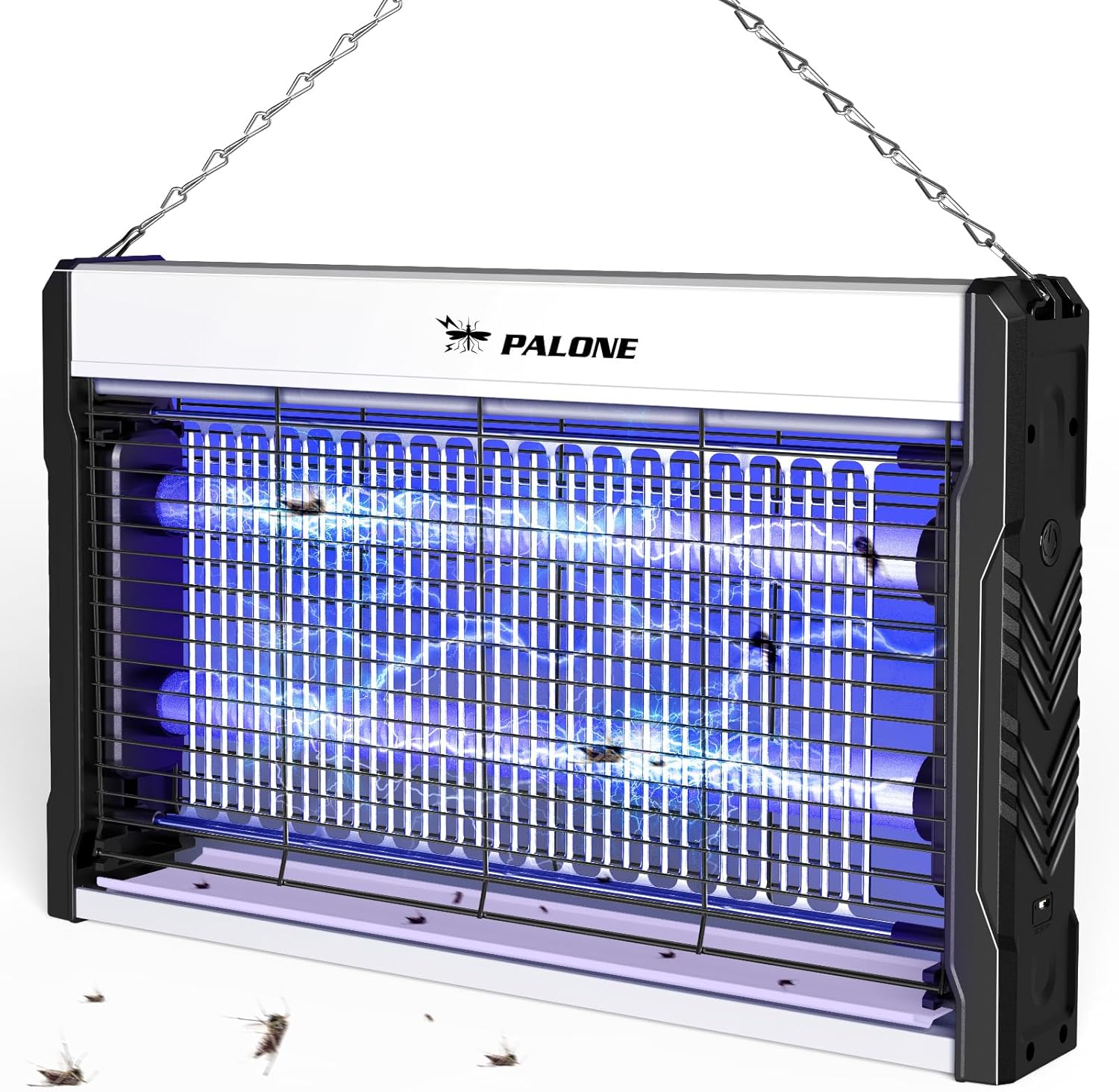 PALONE Fly Killer, 3200V Electric Fly Zapper, UV Light Insect Bug Catcher, USB E...