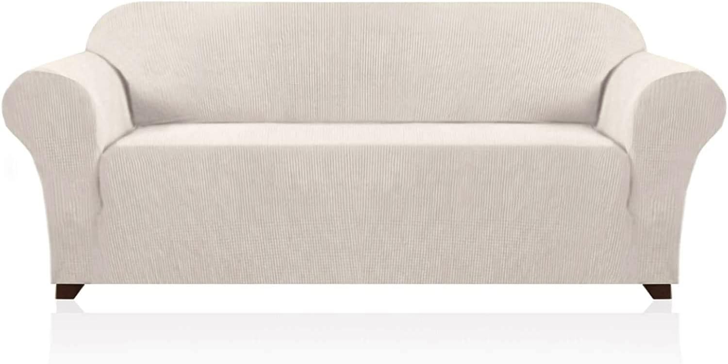 PrinceDeco Couch Covers, Special Fitted Sofa Slipcovers for 3 Cushion Couch, Pet...