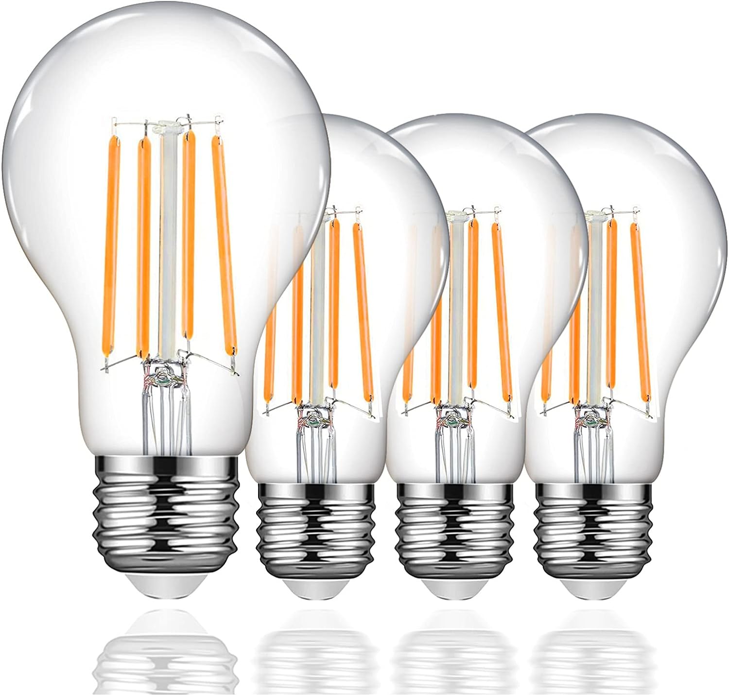 TopLeder E27 LED Bulbs, Dimmable 6W E27 Screw Bulb, 2700K Warm White 700 Lumen,...