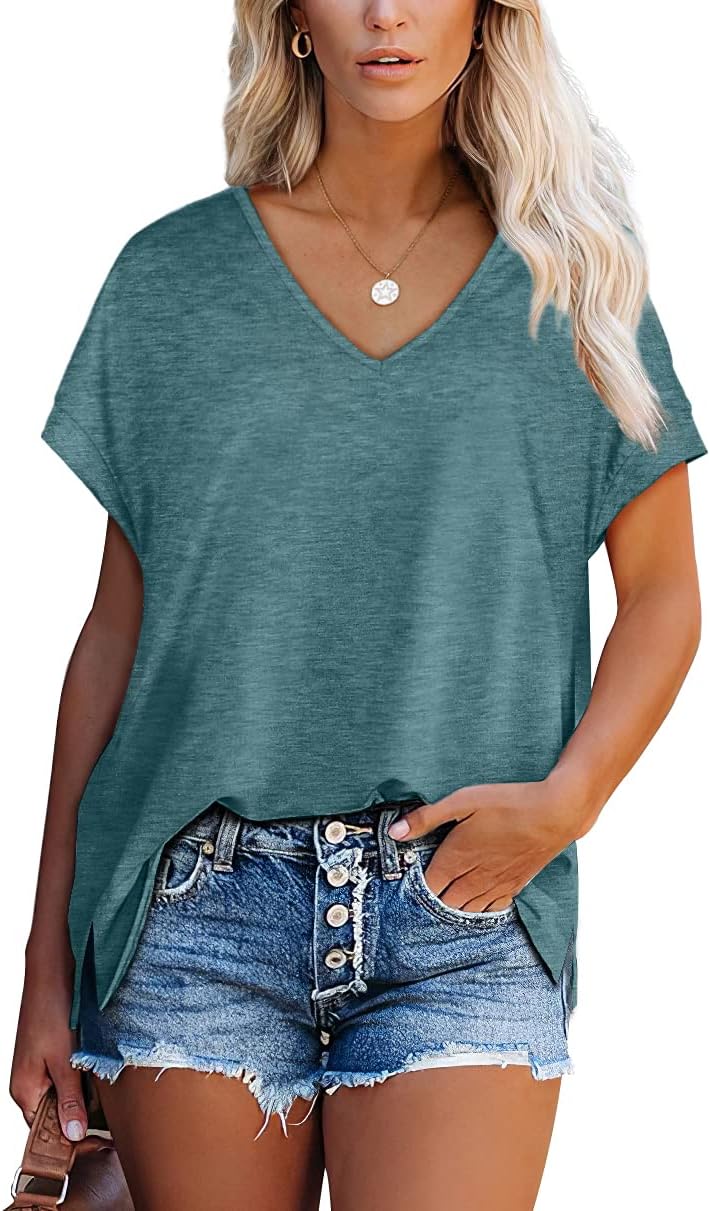 Aokosor T Shirts, Special T Shirts for Women V Neck, Innovative Summer Tops for...