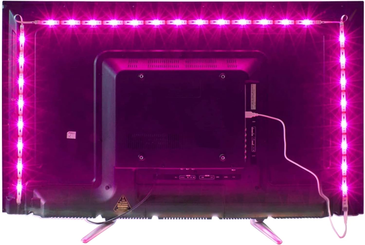 2M LED TV Backlight USB Bias Lighting with 16 Colors and 4 Dynamic Mode for 40 T...