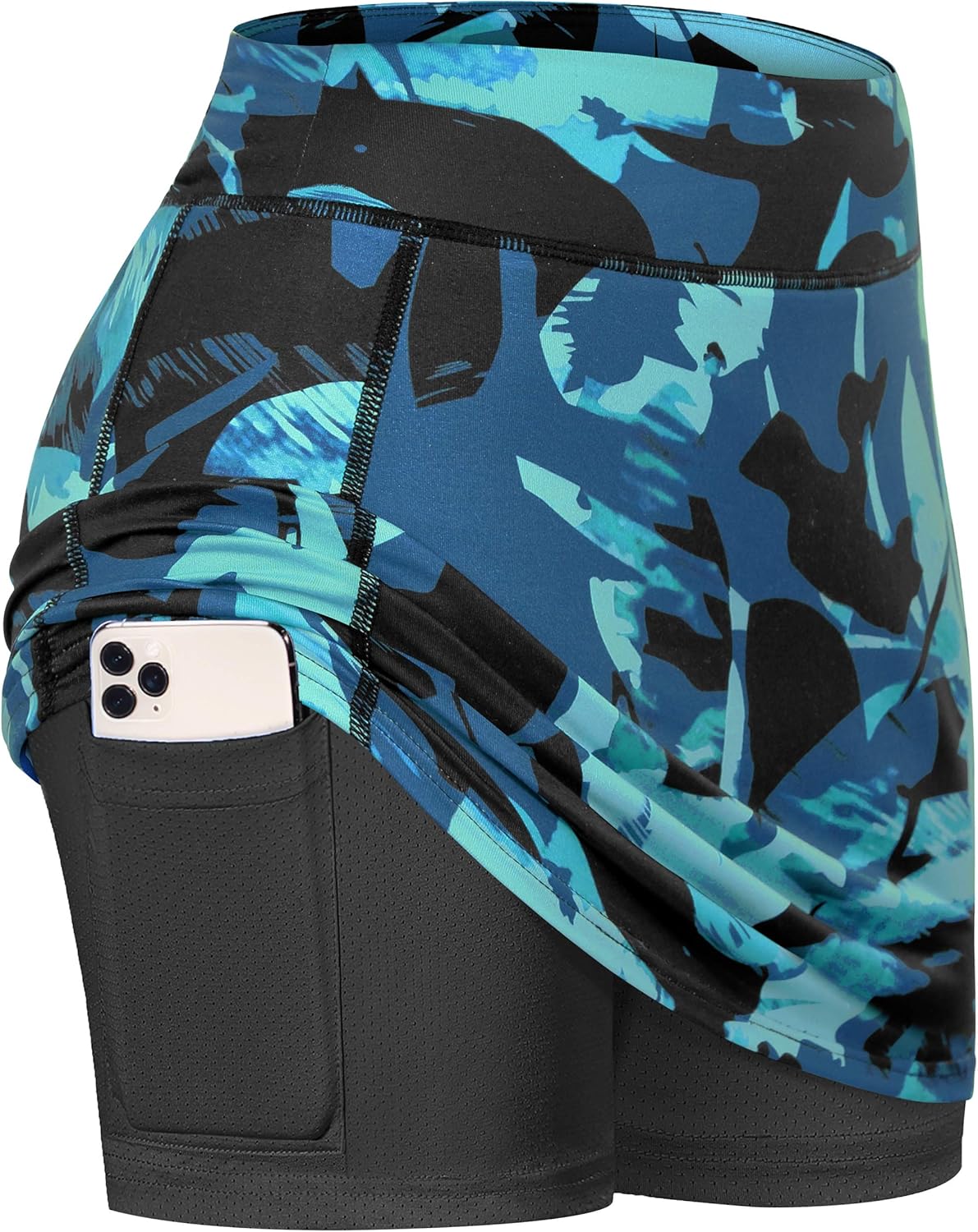 BLEVONH Womens Summer Tennis Skirts with Shorts Underneath, Pickleball, Athletic...
