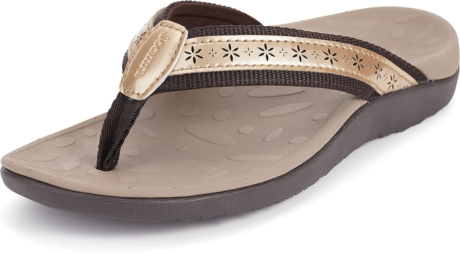 Joomra Women's Flip Flops, Special Arch Support Orthotic Toe Post Sandals, Innov...