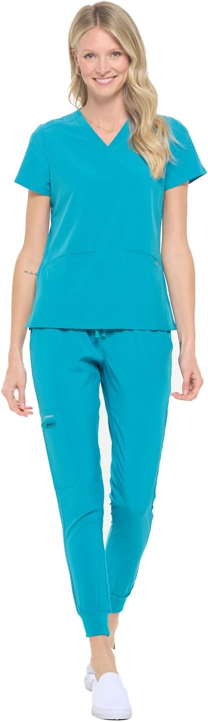 Dagacci Medical Uniform, Unique Jogger Scrub Set for Women and Men, Special 4-Wa...