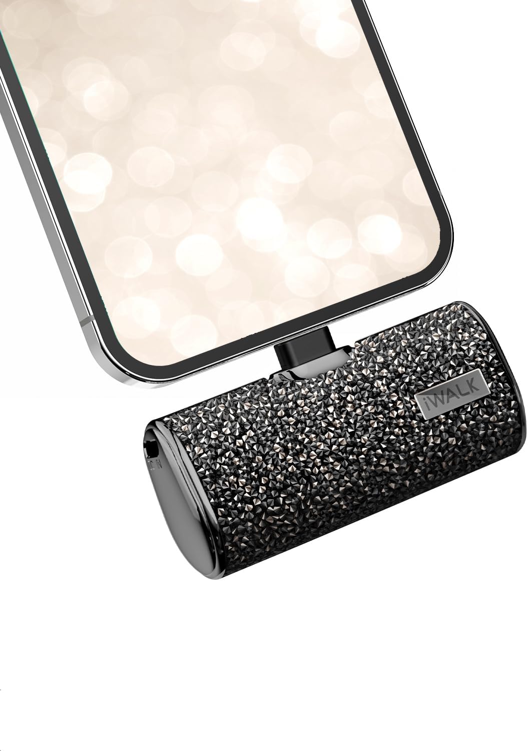 iWALK Small Portable Charger Power Bank 4500mAh Ultra-Compact Cute Shiny Battery...