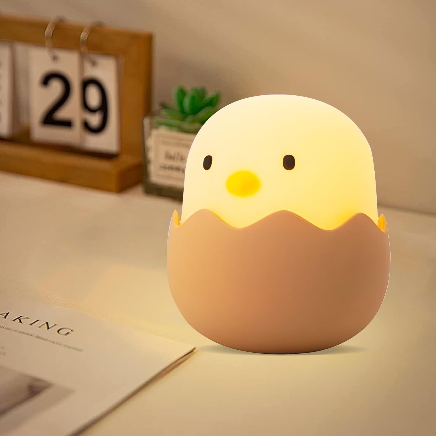 Night Light Children, Baby Kids Lamp, Dimmable Touch Control Rechargeable Dim Ki...