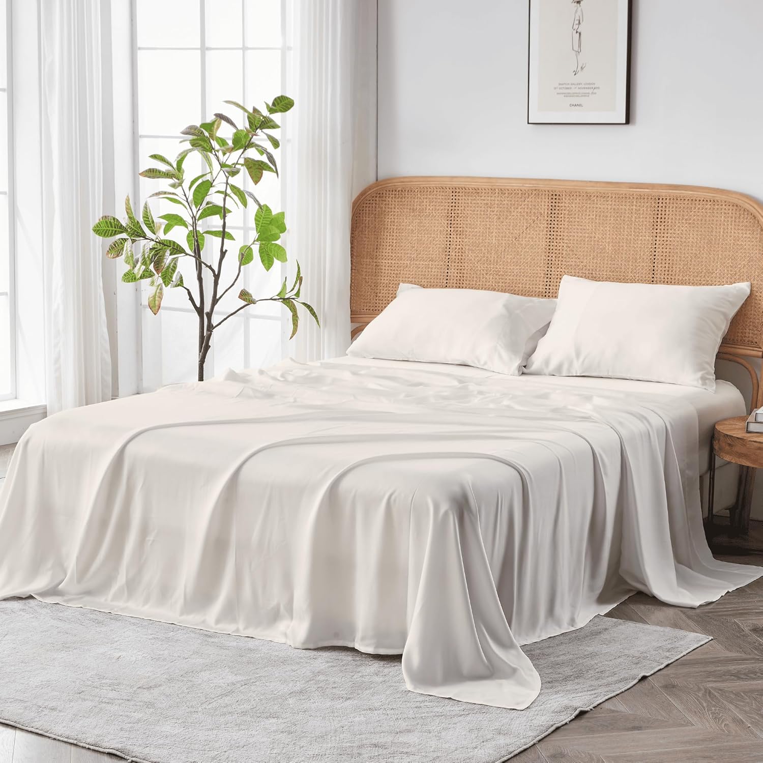 Sijo AiryWeight Tencel Sheet Set, Special 100% Lyocell Derived from Eucalyptus,...
