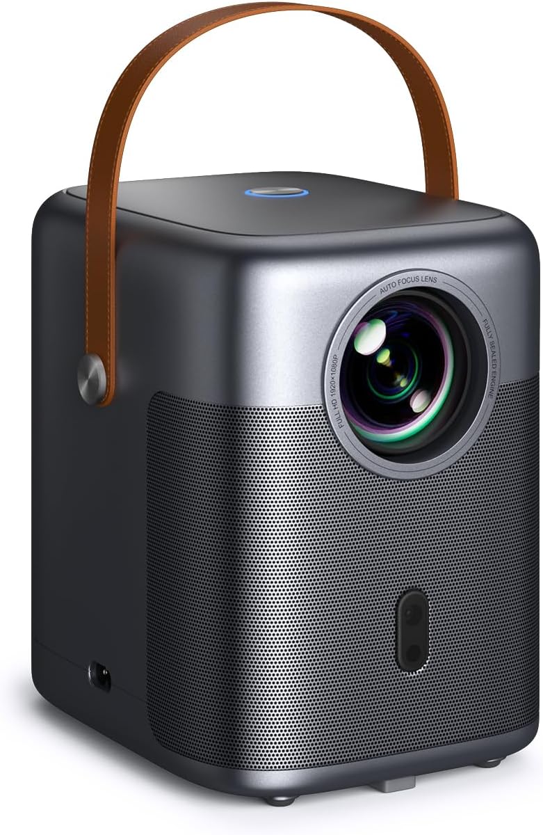 [2024 Newest Auto Focus & Keystone] Projector with WiFi 6 and Bluetooth 5.2, ALV...