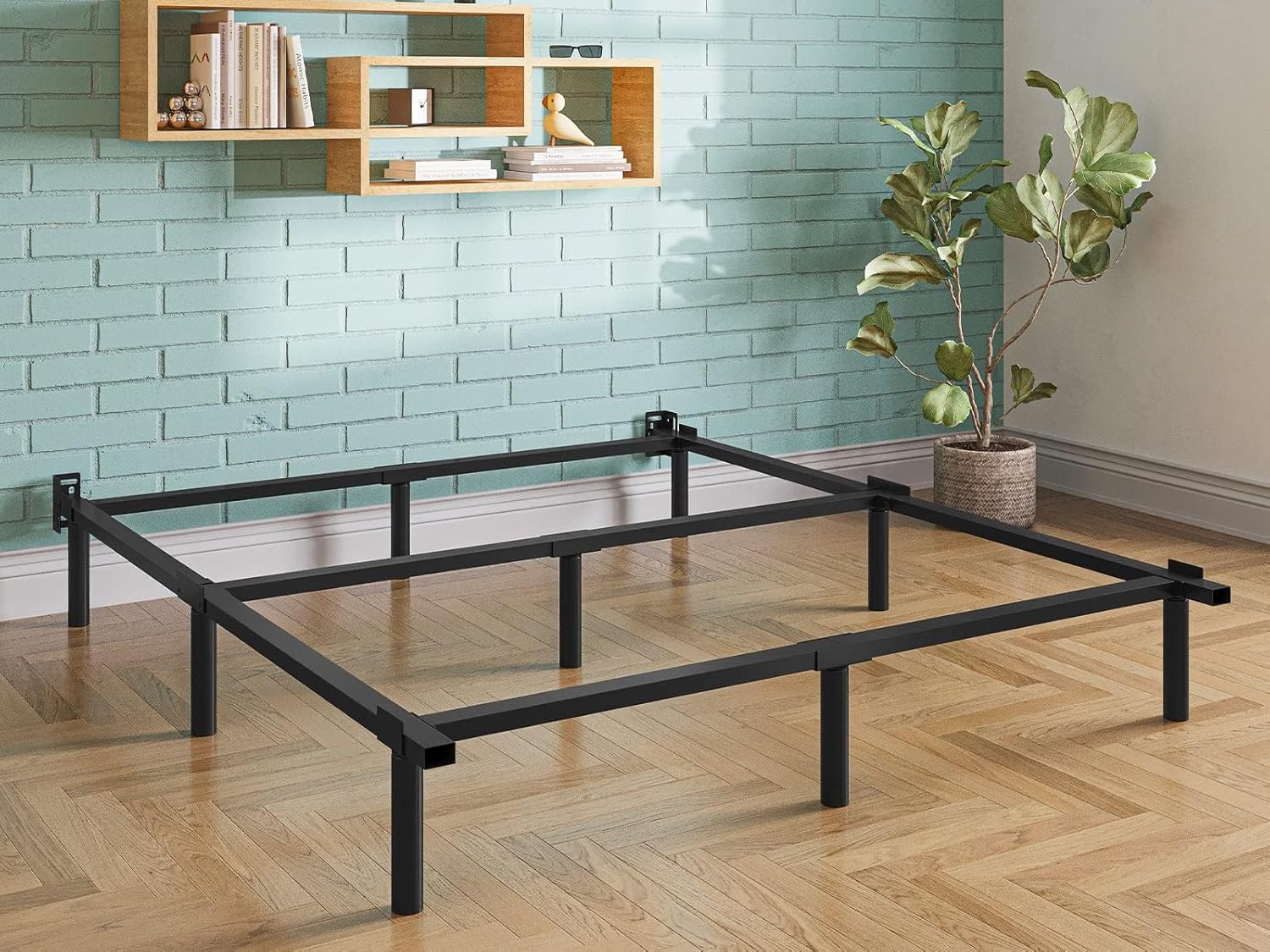 Sturdy Queen-Bed-Frame, High-Quality 9 Inch Metal Bed-Frame-Queen for Box Spring...