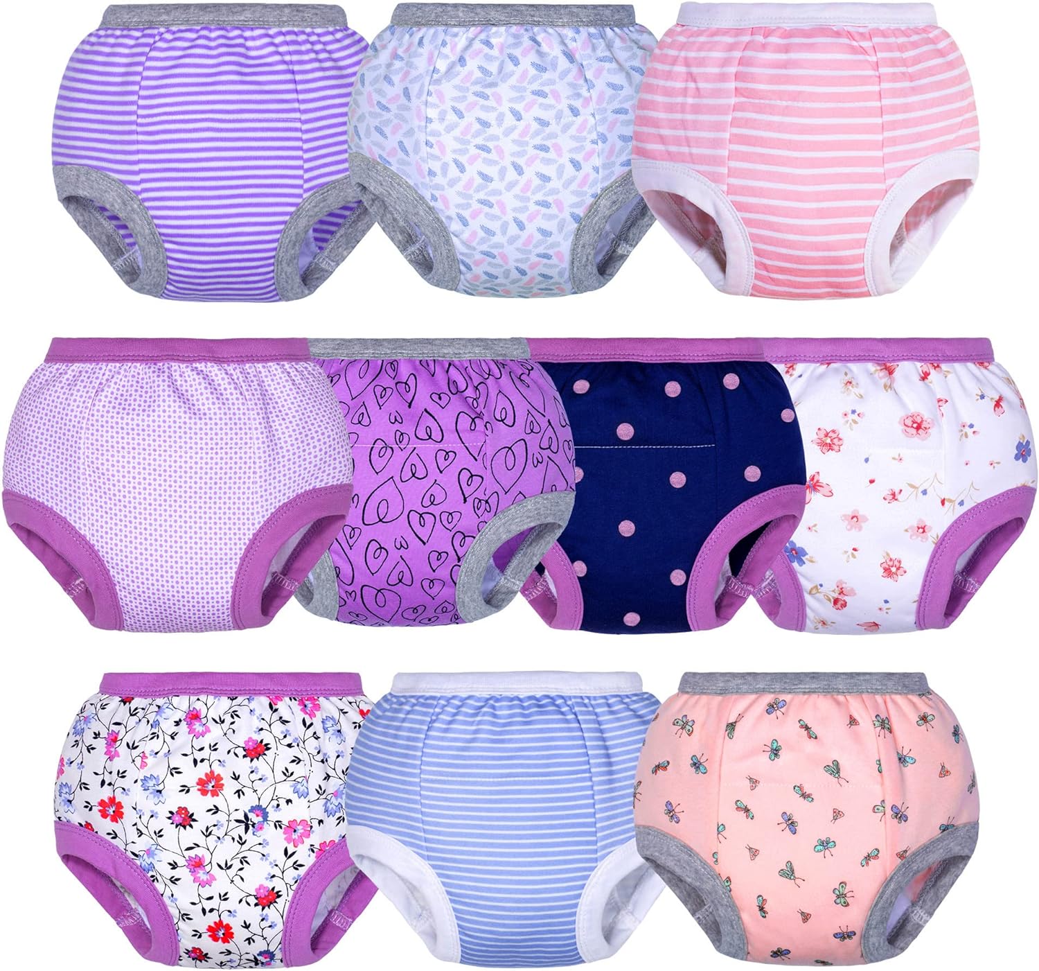 BIG ELEPHANT Potty Training Underwear, Special 10 Pack Training Pants, Innovativ...